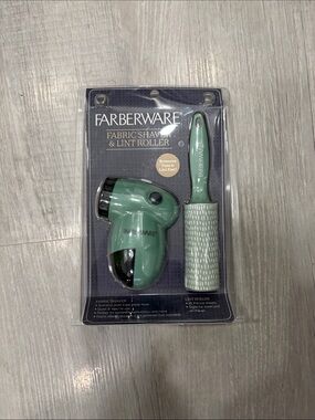 Farberware Mint Green Fabric Shaver & Lint Roller Set